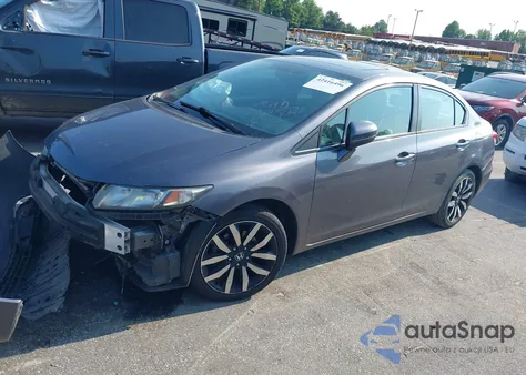 2014 Honda Civic Ex-L z USA, uszkodzony, nr VIN 19XFB2F92EE045672